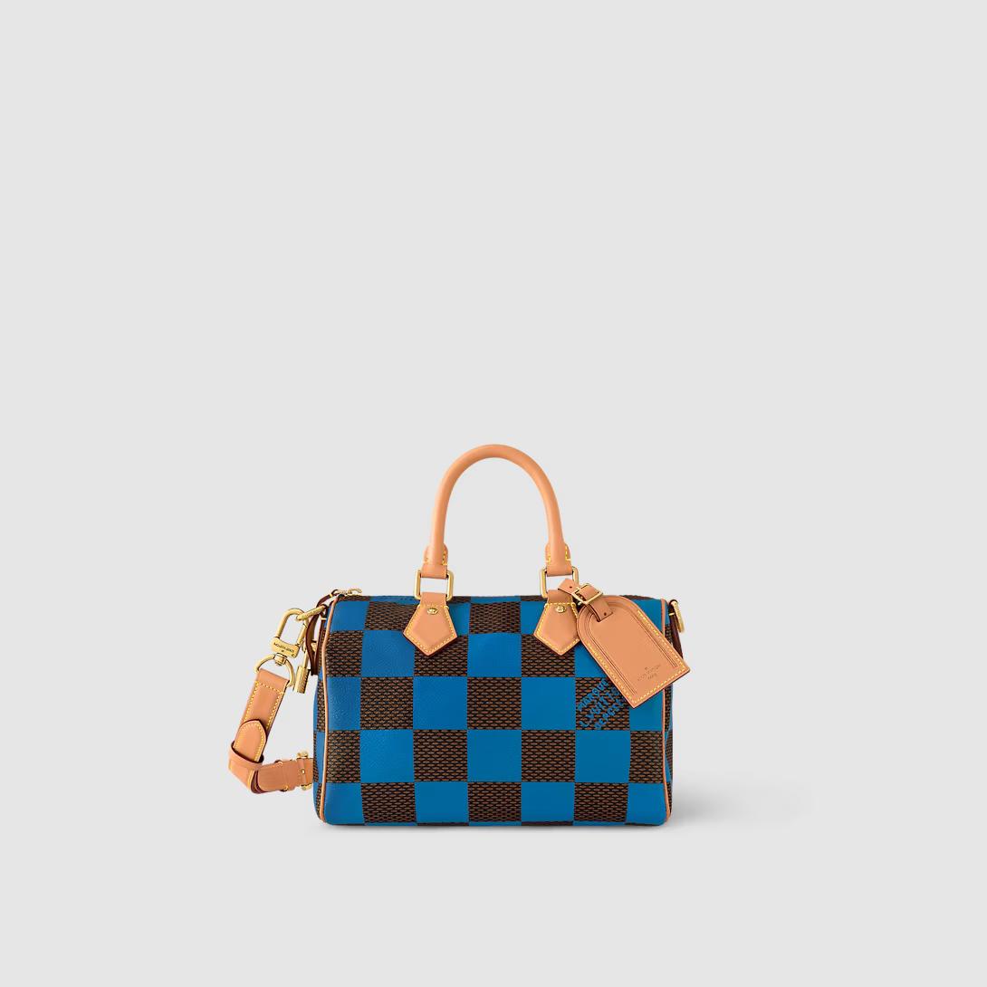 Túi Louis Vuitton Speedy Bandoulière 25 Damier Other Nam Xanh Dương